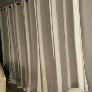 UGG blackout drapes- White